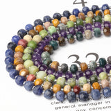 8X6mm Australian Green Jades Amethysts Wheel Faceted Loose Bead