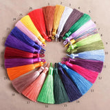 DIY Small Tassel Pendant Short Thin Smooth DC Tassel