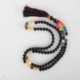 8mm 108 Chakra Agate Bead Necklace Emotional Spirituality Healing Chain