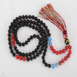 8mm 108 knot Red Turquoise Moonstone Agate Necklace - Spirituality Healing Bless