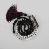 Turquoise Agate Beads Necklace - Buddhism Emotional Chain Cuff