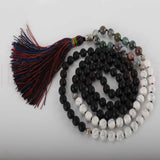 Turquoise Agate Beads Necklace - Buddhism Emotional Chain Cuff