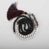 Turquoise Agate Beads Necklace - Buddhism Emotional Chain Cuff