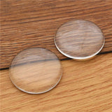 Round Flat Back Clear Glass Cabochon, High Quality, Wholesale Promotion