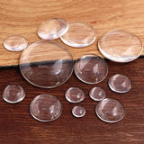 Round Flat Back Clear Glass Cabochon, High Quality, Wholesale Promotion