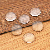 Round Flat Back Clear Glass Cabochon, High Quality, Wholesale Promotion