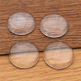 Round Flat Back Clear Glass Cabochon, High Quality, Wholesale Promotion