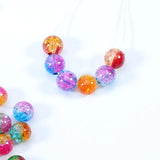 8mm 10mm 12mm Acrylic Beads Mix Round Loose DIY Bracelet Earrings Necklace