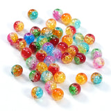 8mm 10mm 12mm Acrylic Beads Mix Round Loose DIY Bracelet Earrings Necklace