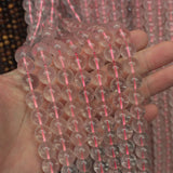 8mm 10mm 12mm Rose Quartz Stone Beads Natural Gemstone DIY Loose Beads