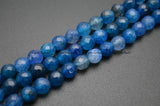 8mm 10mm Ink Agate Stone Round Loose Beads DIY Jewelry Supplies