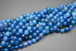 8mm 10mm Ink Agate Stone Round Loose Beads DIY Jewelry Supplies