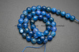 8mm 10mm Ink Agate Stone Round Loose Beads DIY Jewelry Supplies