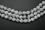 8mm 10mm Faceted Fire Agate Stone Round Beads