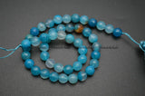 8mm 10mm Faceted Dragon Veins Agate Stone Beads DIY Jewelry Supplies