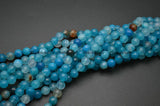 8mm 10mm Faceted Dragon Veins Agate Stone Beads DIY Jewelry Supplies