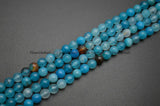 8mm 10mm Faceted Dragon Veins Agate Stone Beads DIY Jewelry Supplies