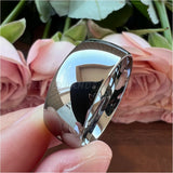 8mm 10mm Tungsten Carbide Wedding Band Couple Ring