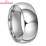 8mm 10mm Tungsten Carbide Wedding Band Couple Ring