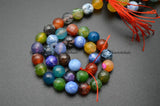 8mm 10mm Dragon Veins Fire Agate Stone Beads DIY Jewelry Supplies
