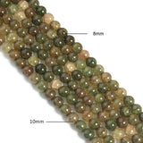8mm 10mm Multicolor Two-color Broken Flowers Loose Beads