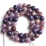 8mm 10mm Charoite Beads Purple Spacer Beads DIY Jewelry Making 15'' Strands
