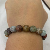 Ocean Agate Stone Beads Bracelet