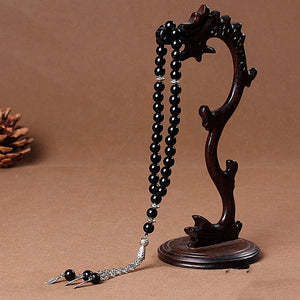 8mm/33 Muslim Prayer Beads Rosary Bracelet Unisex Islamic Jewelry
