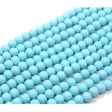 Polymer Clay Round Beads: 8mm 50pcs/String Spacer Beads for Jewelry Making