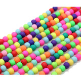 Polymer Clay Round Beads: 8mm 50pcs/String Spacer Beads for Jewelry Making