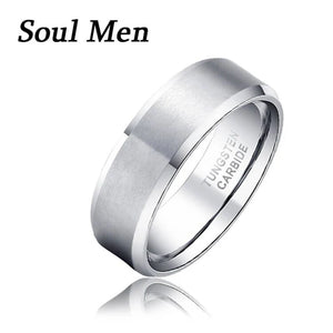 Classic Couple Rings Tungsten Wedding Bands Jewelry Pair
