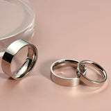 Engraved Duck Feet Decal Titanium Steel Rings