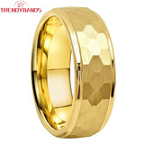 8mm 6mm Tungsten Carbide Wedding Bands Comfort Fit