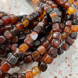8mm Natural Stone Agate Square Beads for DIY Jewelry Making