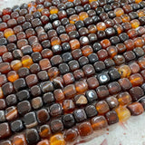 8mm Natural Stone Agate Square Beads for DIY Jewelry Making