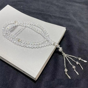 Crystal Prayer Beads Bracelet Tasbeeh Masbaha Islamic Muslim for Women Men