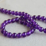 8mm Purple Kunzite Round Beads DIY 15inch Jewelry Making