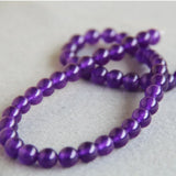 8mm Purple Kunzite Round Beads DIY 15inch Jewelry Making