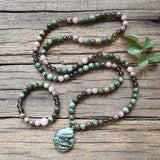 8mm African Turquoise Smokey Quartz Rose Quartz Stone Beads