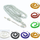 8mm Allah Mohammed Rosary Tasbih Misbaha Muslim Prayer Beads 99 Beads