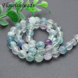Fluorite Faceted Round Bead Mix for Jewelry Making