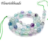 Fluorite Faceted Round Bead Mix for Jewelry Making