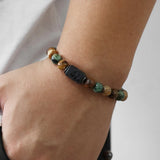 8mm Beaded Bracelets Meditation 12 Constellation Bracelets African Howlite