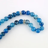 8mm Natural Agate Round Beads Islamic Rosary Muslim Tasbih Bracelet Pendant