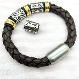 8mm Large Hole Stainless Steel Bead for European Charms Bracelet DIY