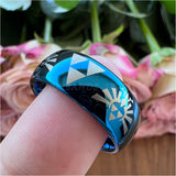 8mm Tungsten Carbide Wedding Band Comfort Fit