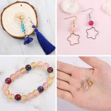 8mm Crystal Glass Beads 200pcs + Crackle Glass Beads 200pcs
