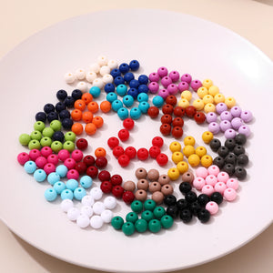 8mm Candy Acrylic Round Beads DIY Jewelry Earrings Bracelet Necklace