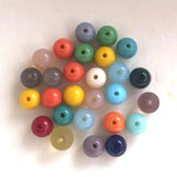 8mm Candy Crystal Glass Bead Smooth Round Spacer Beads 90pcs