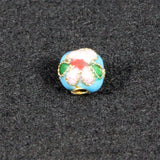 8mm Cloisonne Beads 100pcs/lot Filigree Spacer Loose Beads